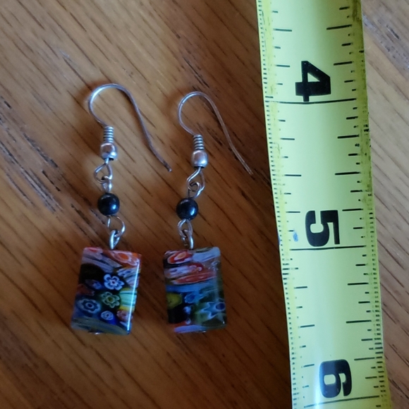 Glass Bead Earrings - Picture 4 of 5